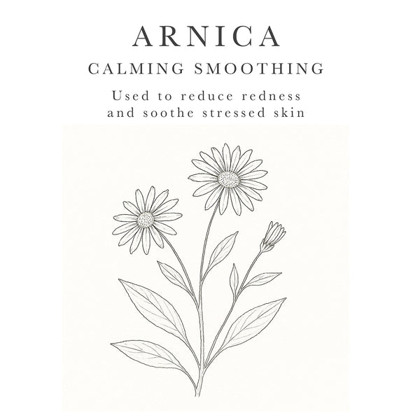 Arnica to calm and soothe sensitive skin