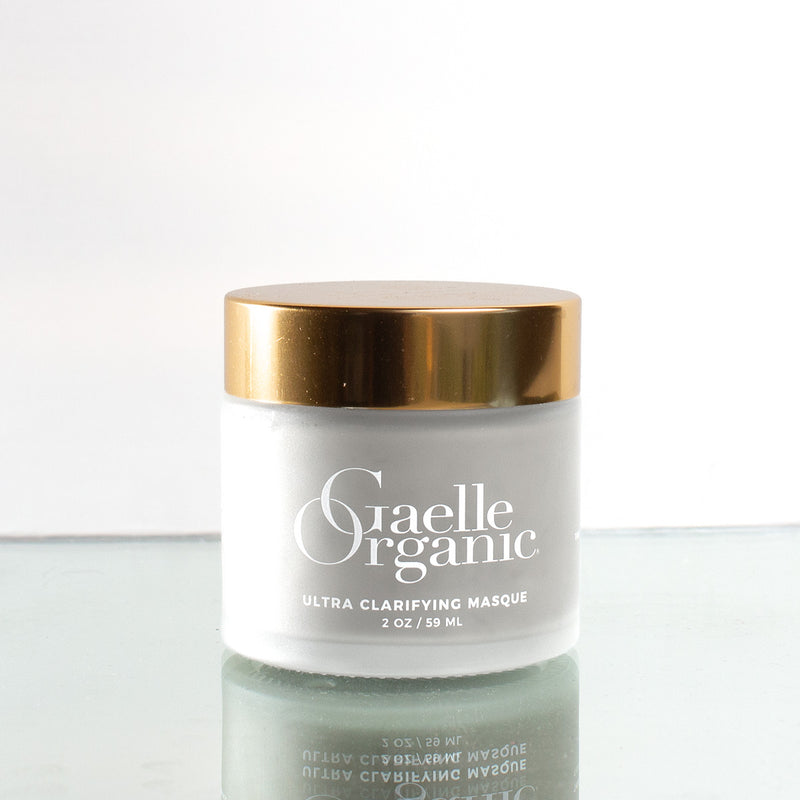 An organic masque for sensitive skin, Ultra Clarifying Masque reduces redness and clears the complexion