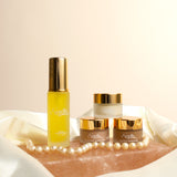 Travel-Size Organic Skincare for Glow with Pearls and Rose Quartz