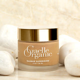 Masque Superieure, an organic deep hydrating mask, with white stones 