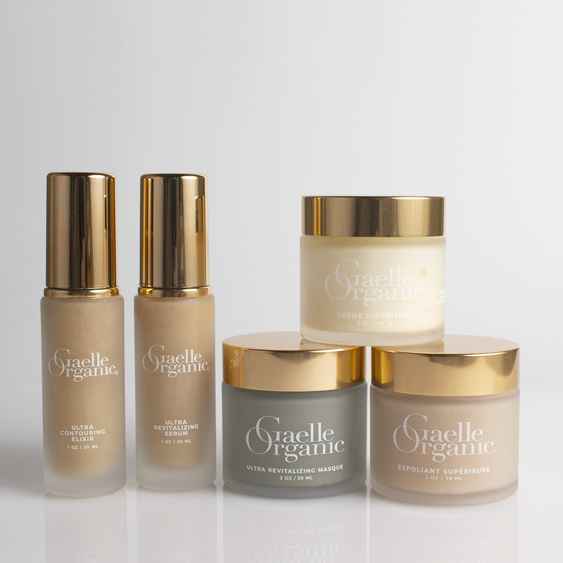The Rejuvenating Collection, the best wrinkle treatment for aging skin, on a white background