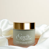 Ultra Revitalizing Masque for mature skin, on pink stone with silk scarf