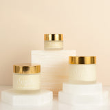 Ultra Sensitive Creme, an anti-aging mosturizer for sensitive skin, in full and travel sizes on white quartz